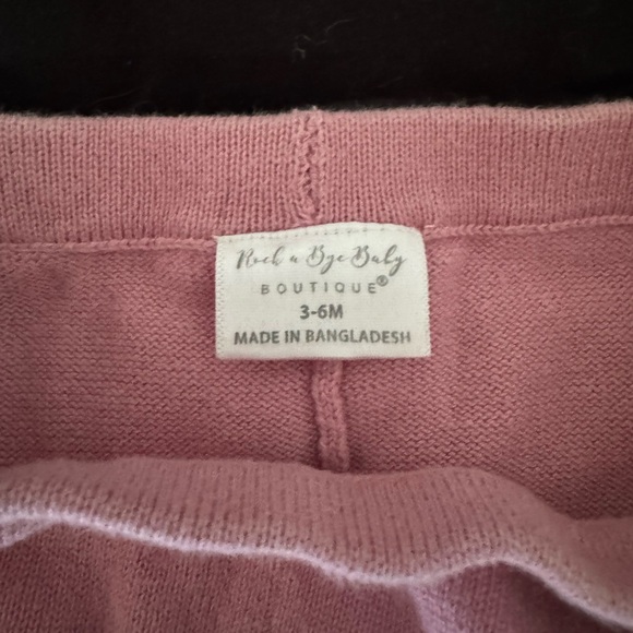 Rock A Bye Baby Boutique Sweater and Pants Set with Dog Design - Picture 6 of 6